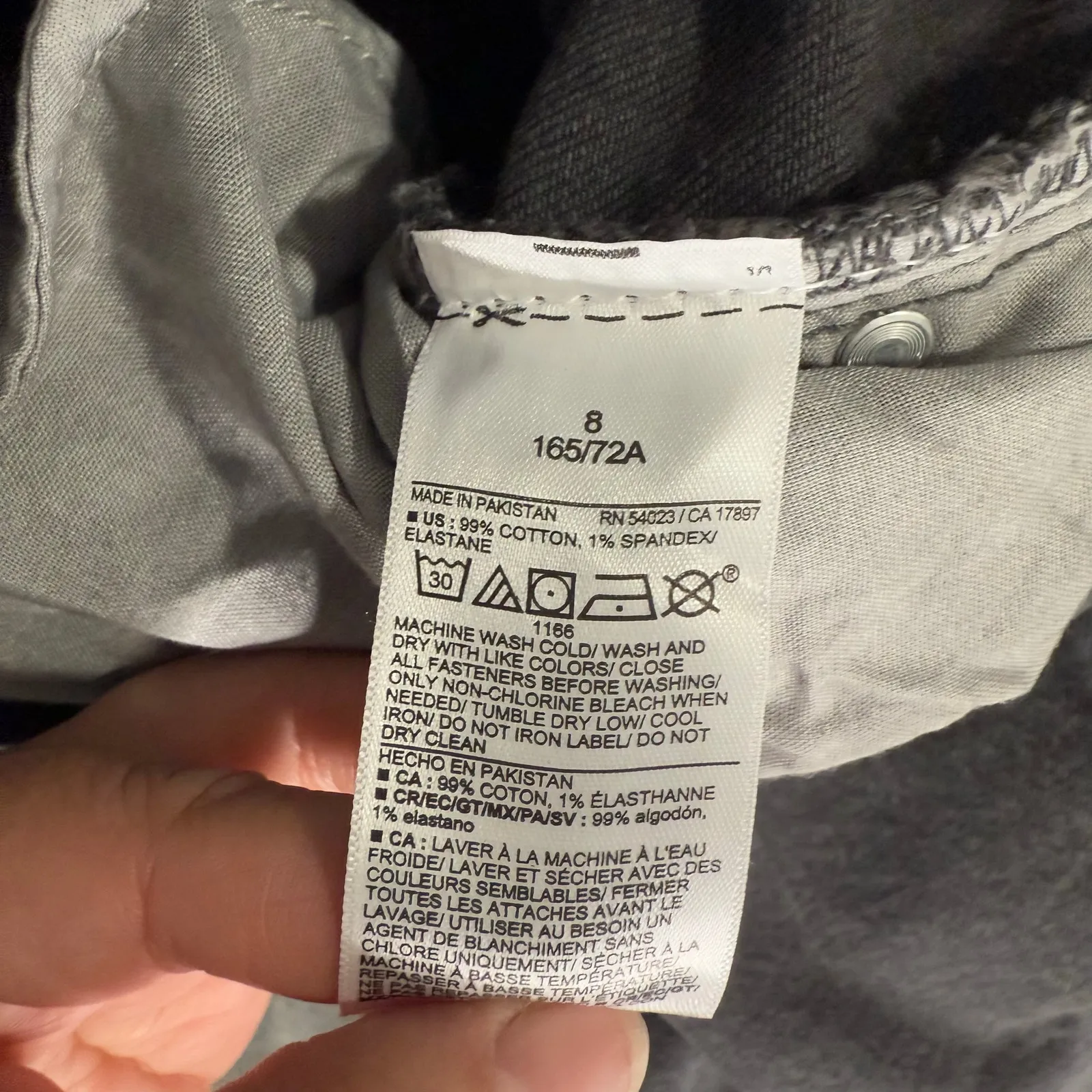 Gap Denim High Rise Barrel Ankle Jean, Black, 8, 804566 - Image 4