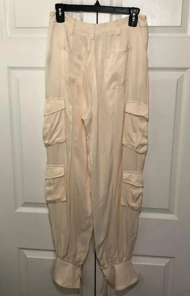 Revolve NBD Larkin Ivory Pants Size M - Image 8