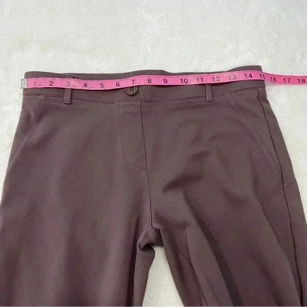 Betabrand Boot Cut Two-Pocket Dress Pant Yoga Pants in Auburn Brown M - Image 11