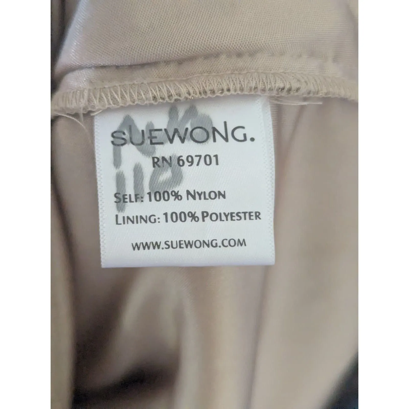 Sue Wong Nocturne Gold Metallic Lace Sheath Dress 4 Sleeveless Cocktail - Image 4