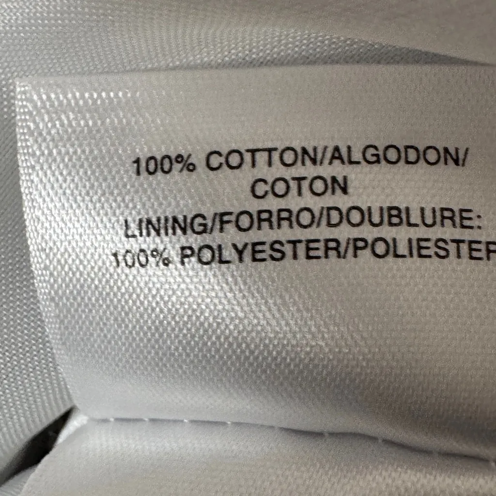 Anne‎ Klein Gray and White Striped Dress tie pockets zip up in back knee length - Image 8