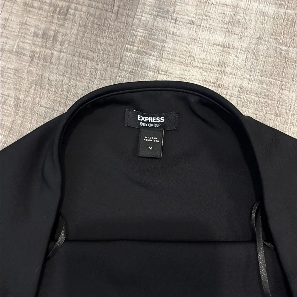 express body contour black halter top - Image 2