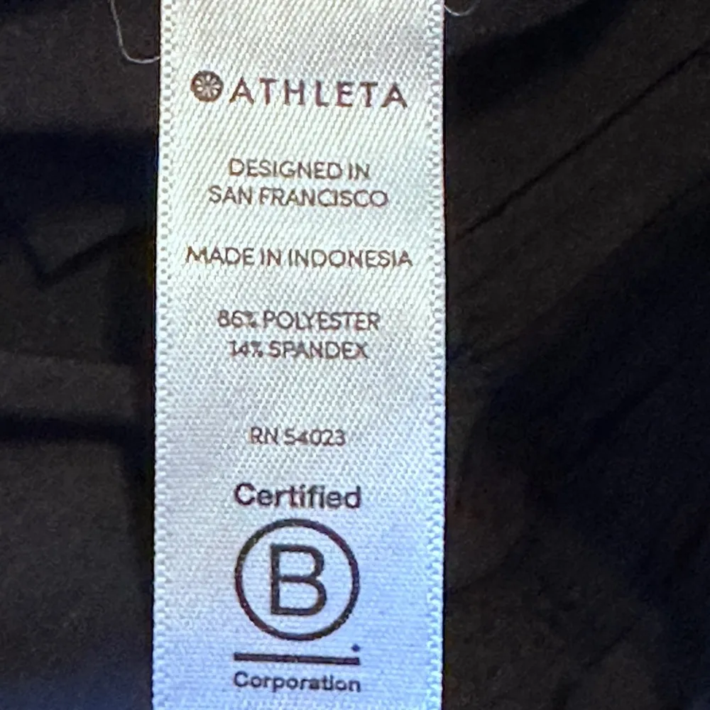 Athleta Skyline Paper Bag Waist Dress pants paper bag waist Black size 6 - Image 9