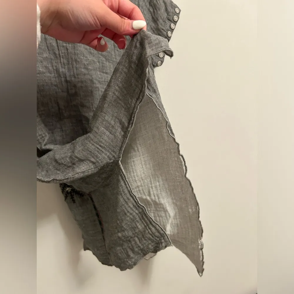 Johnny Was Gaia Drape Boho Top size Small (S) - Image 5