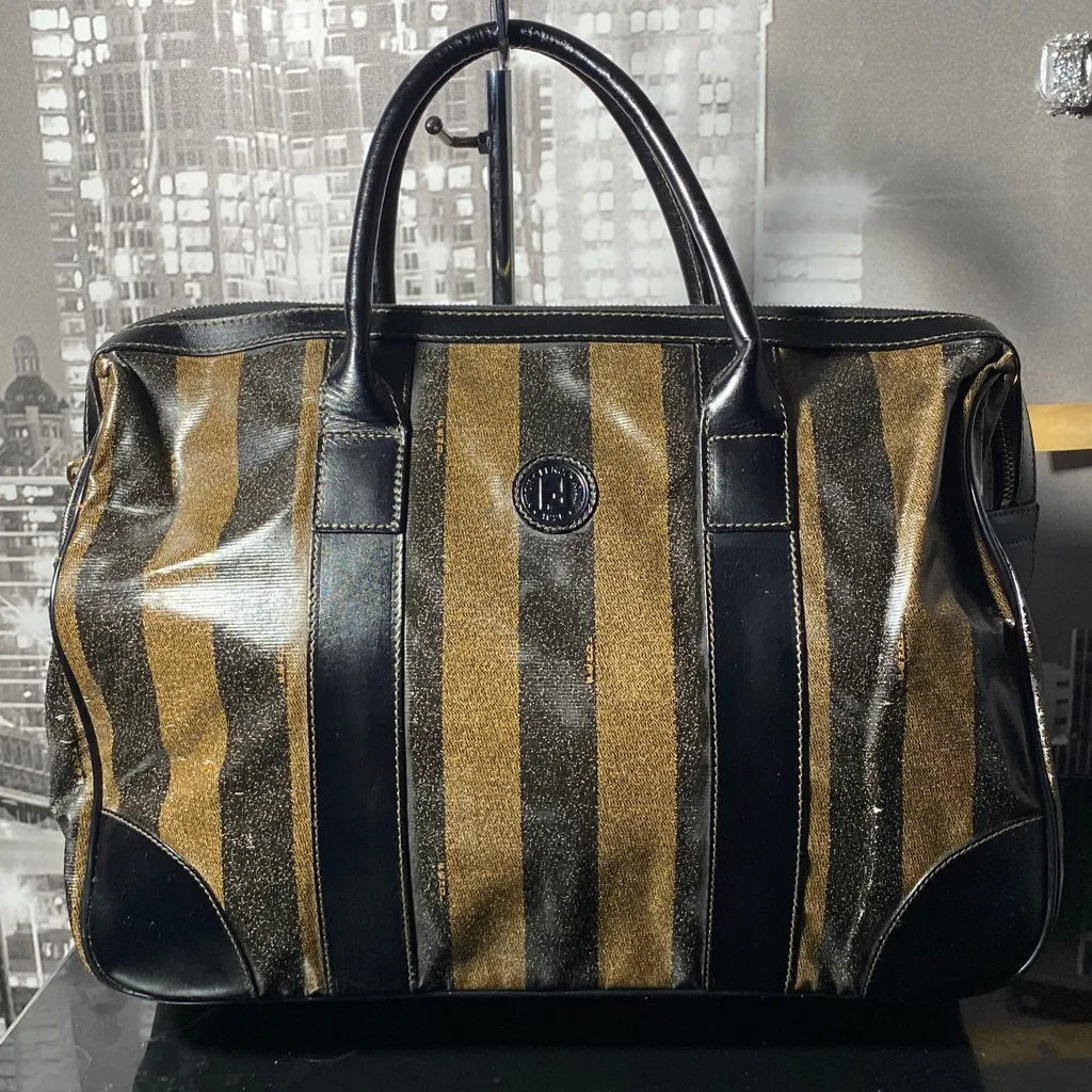 Authentic Fendi Penquin Stripe Bag - Image 2