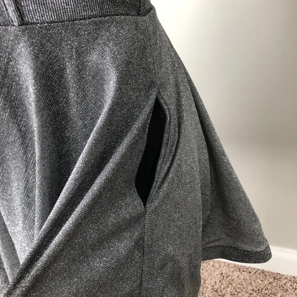 SPEECHLESS | Silver Glitter Cocktail Dress - Image 7