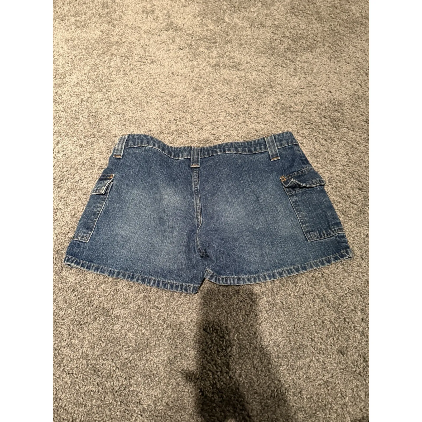 Vintage L.e.i Jeans Y2K 90's Skater Cargo Shorts Sz 11 Mall - Image 5