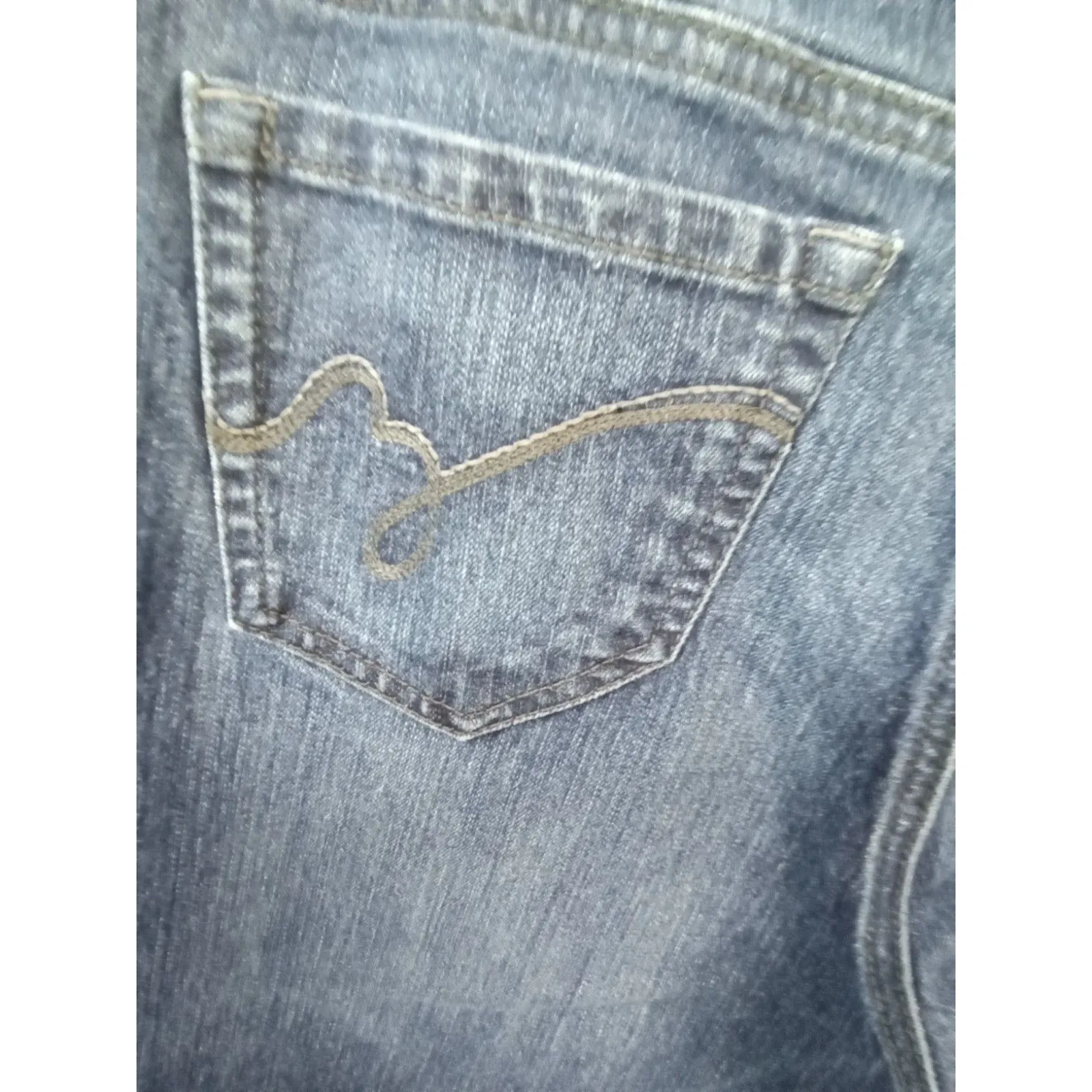 Bandolino Mandie‎ Straight leg Women's size 10 P Medium Wash Blue Denim jeans - Image 8