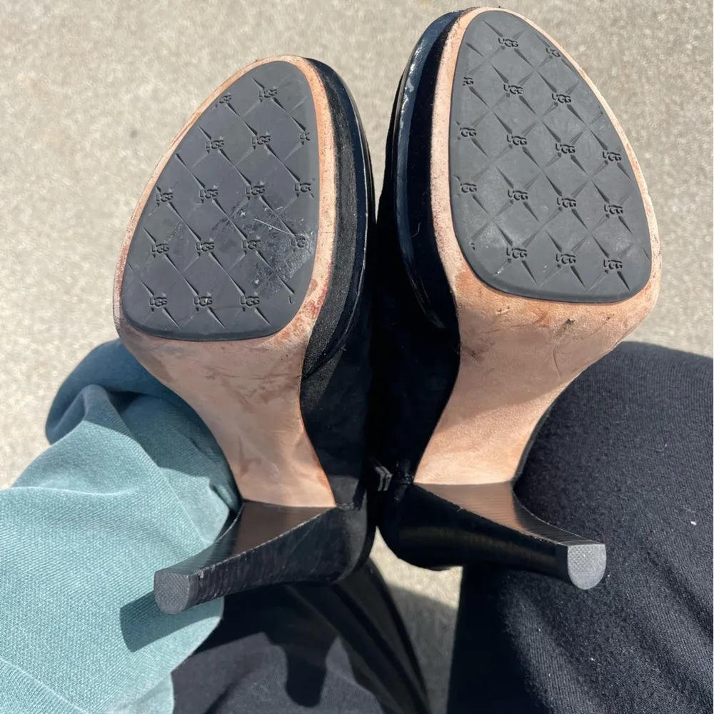 UGG Bianka Heeled Platform Boots Womens Size 6 - Image 6