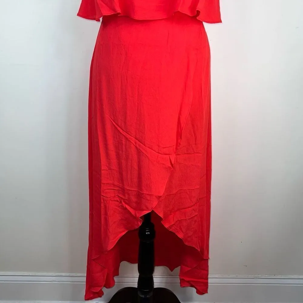 Bishop + Young Elizabeth Crosby Stella High/Low dress in Red (S) - Image 2
