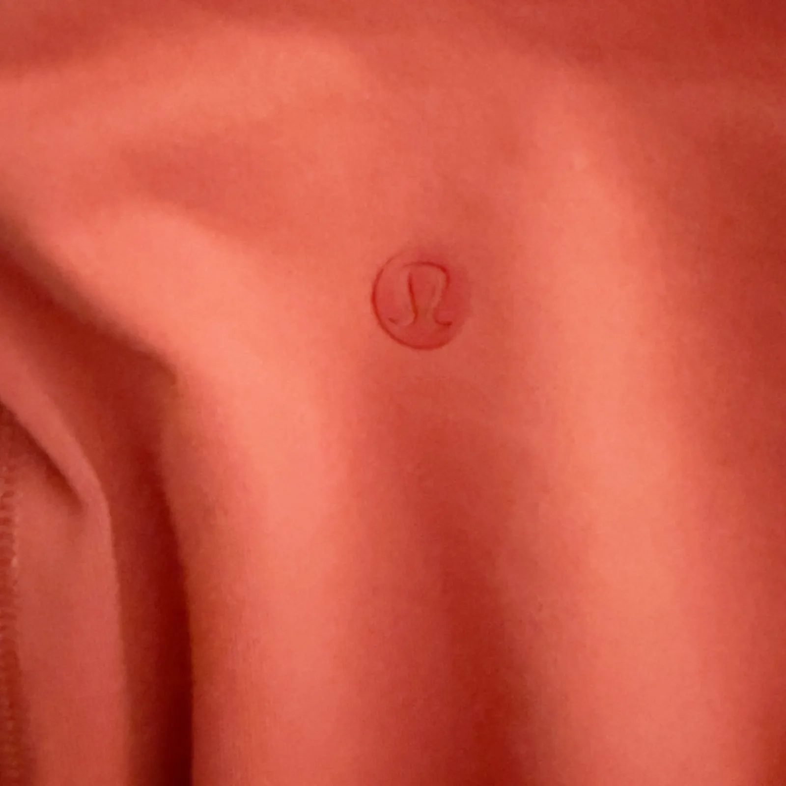 LULULEMON ATHLETICA | Picnic Play Dress Brick Rose Bodycon Midi Dress | Size 10 - Image 9