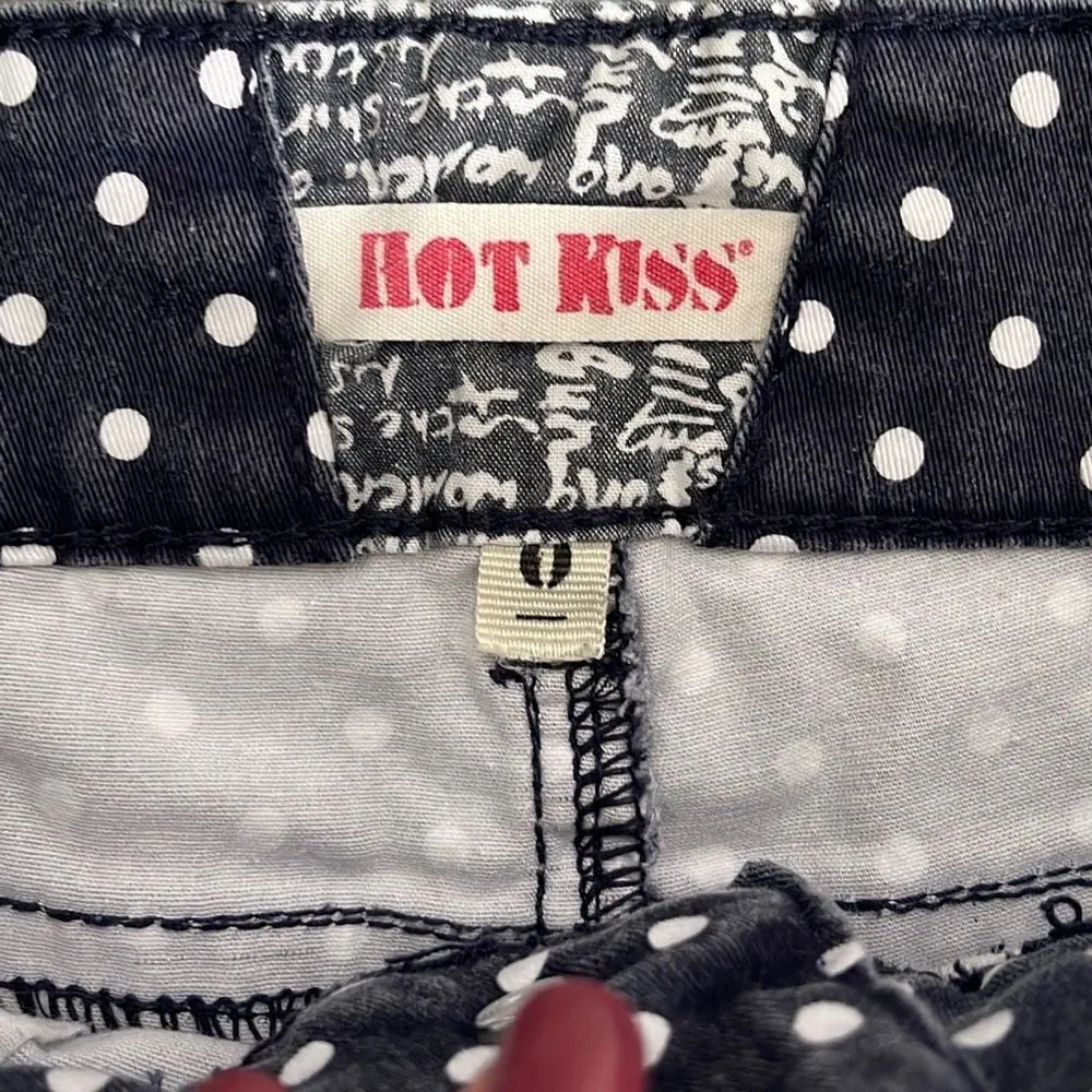 Taylor / Hot Kiss Womens‎ Denim Shorts Bundle Cutoff 2 Pairs Blue Black Size 0 - Image 4