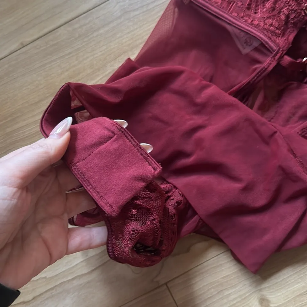 Zoe Mesh & Eyelash Lace Bodysuit - Image 4