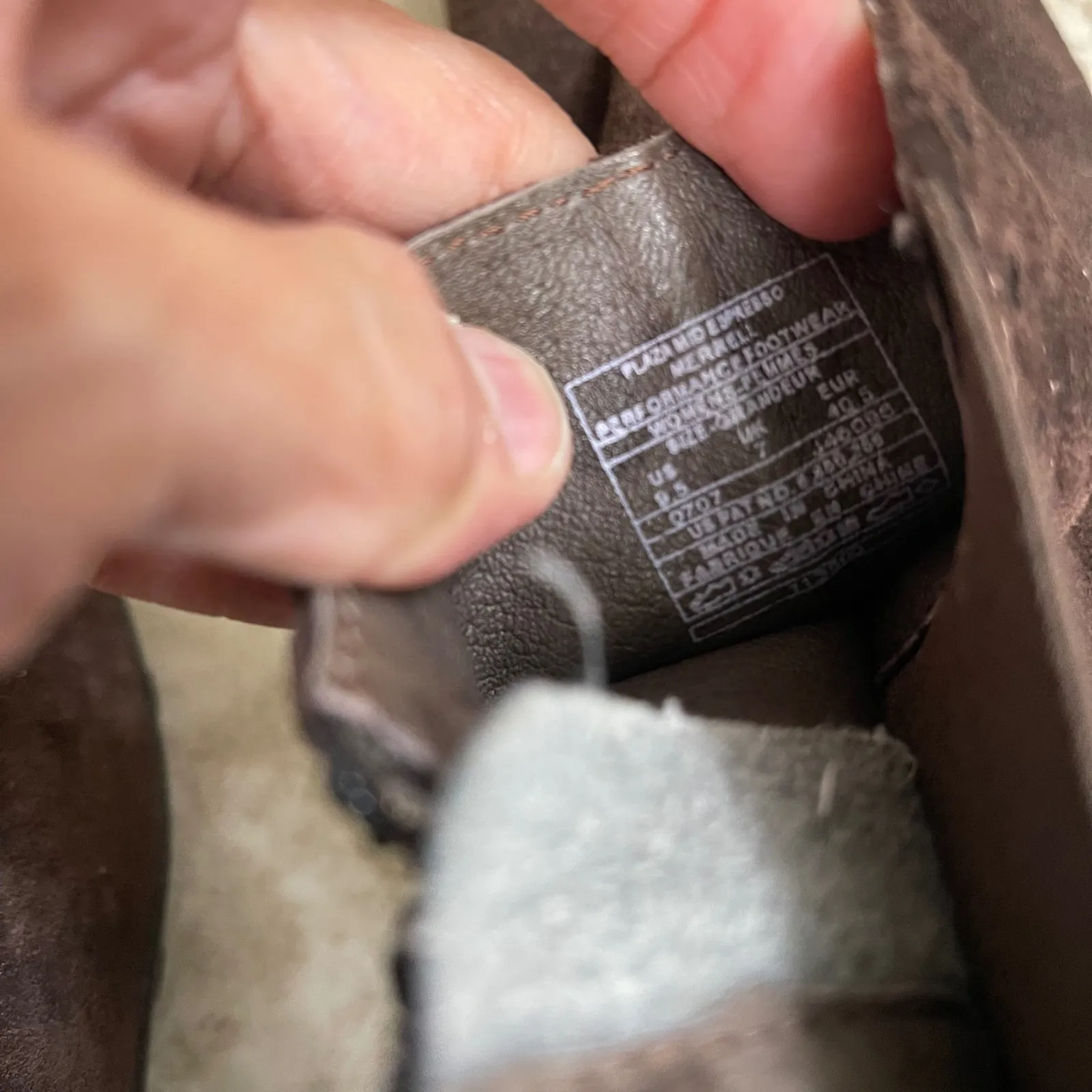 Merrell plazaDark Brown Suede Chelsea Ankle Boots Women US Size 9.5 EUC - Image 13