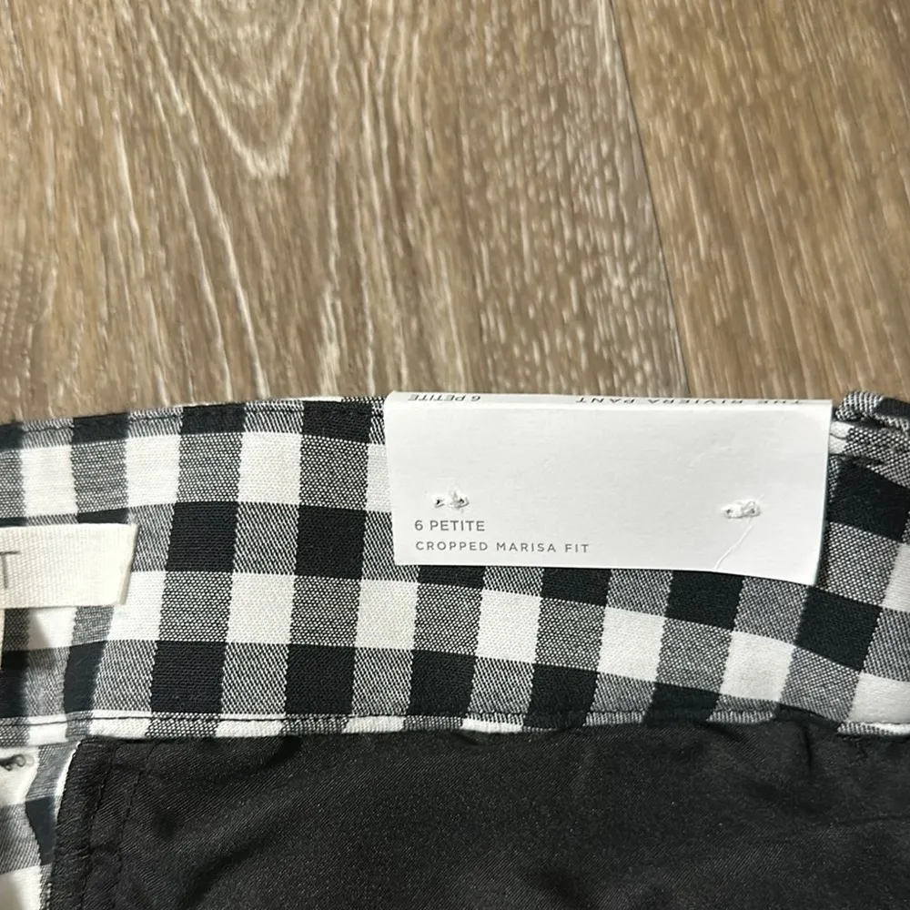 LOFT-Gingham Riviera Pants in Marisa Fit NWT - Image 4