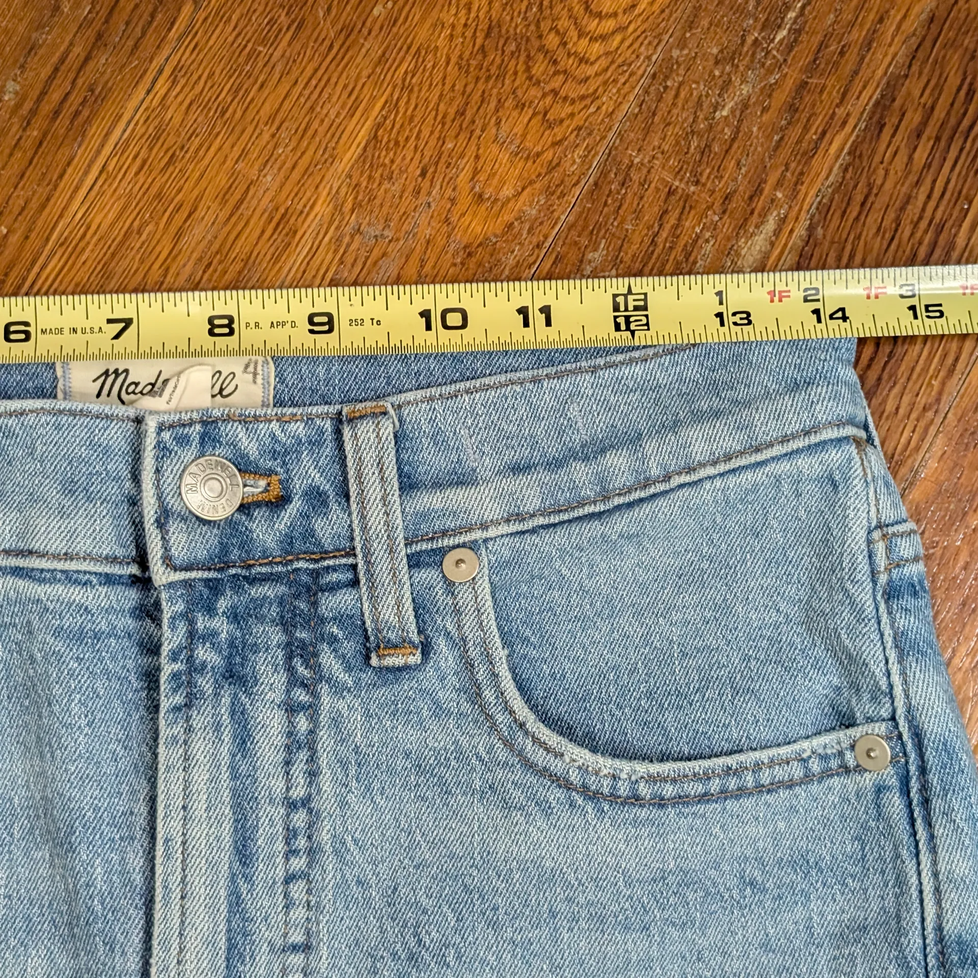 Madewell Blue Distressed Women Jeans Size 4 - Image 3