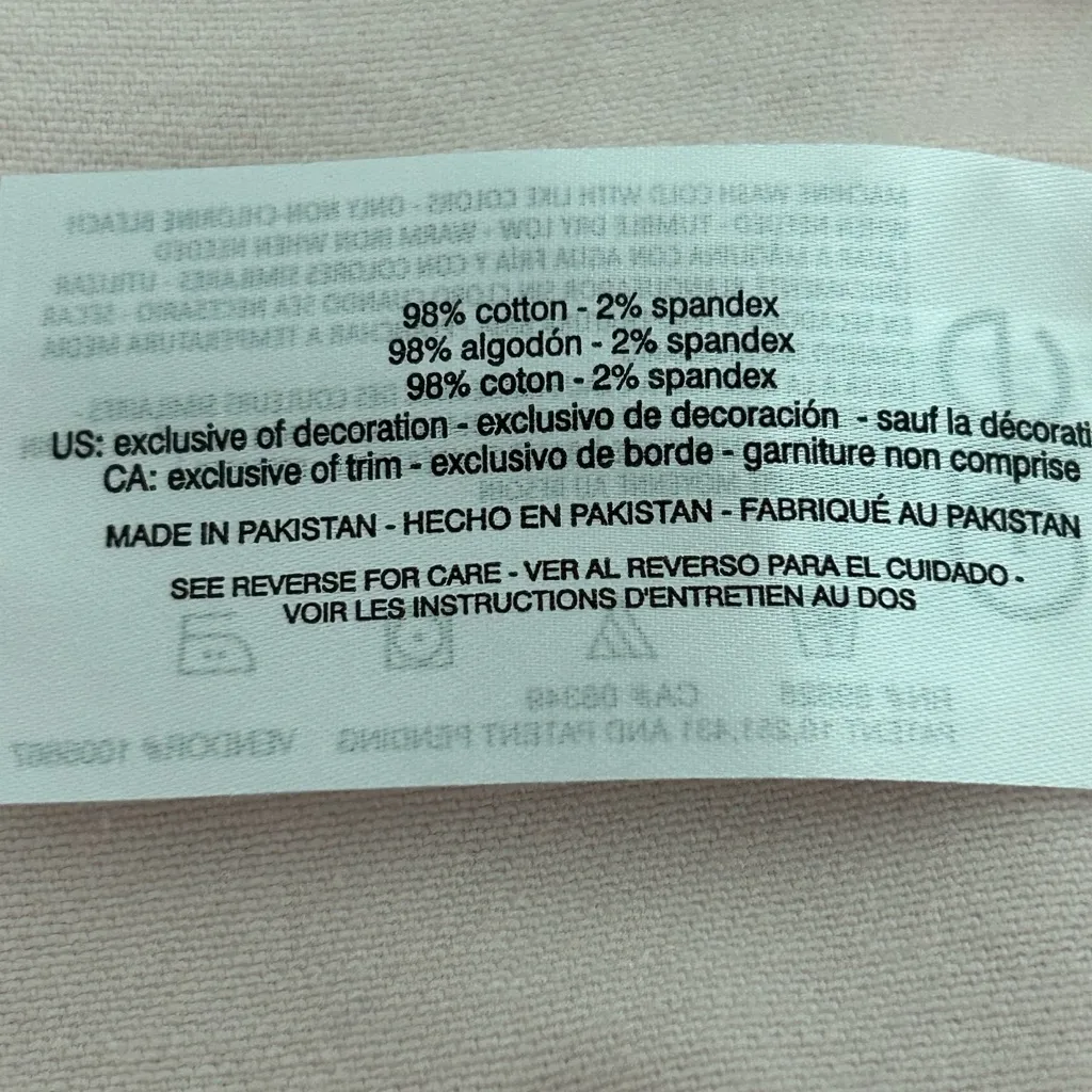 Gloria Vanderbilt SHORT Amanda Pink Jeans Size 12S - Image 12