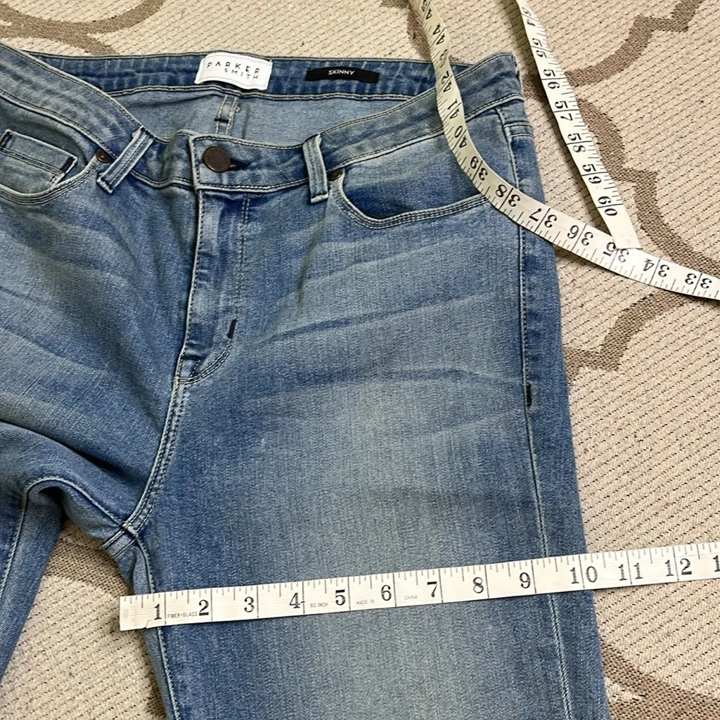 Parker Smith Skinny Blue Jeans, size 12 - Image 8