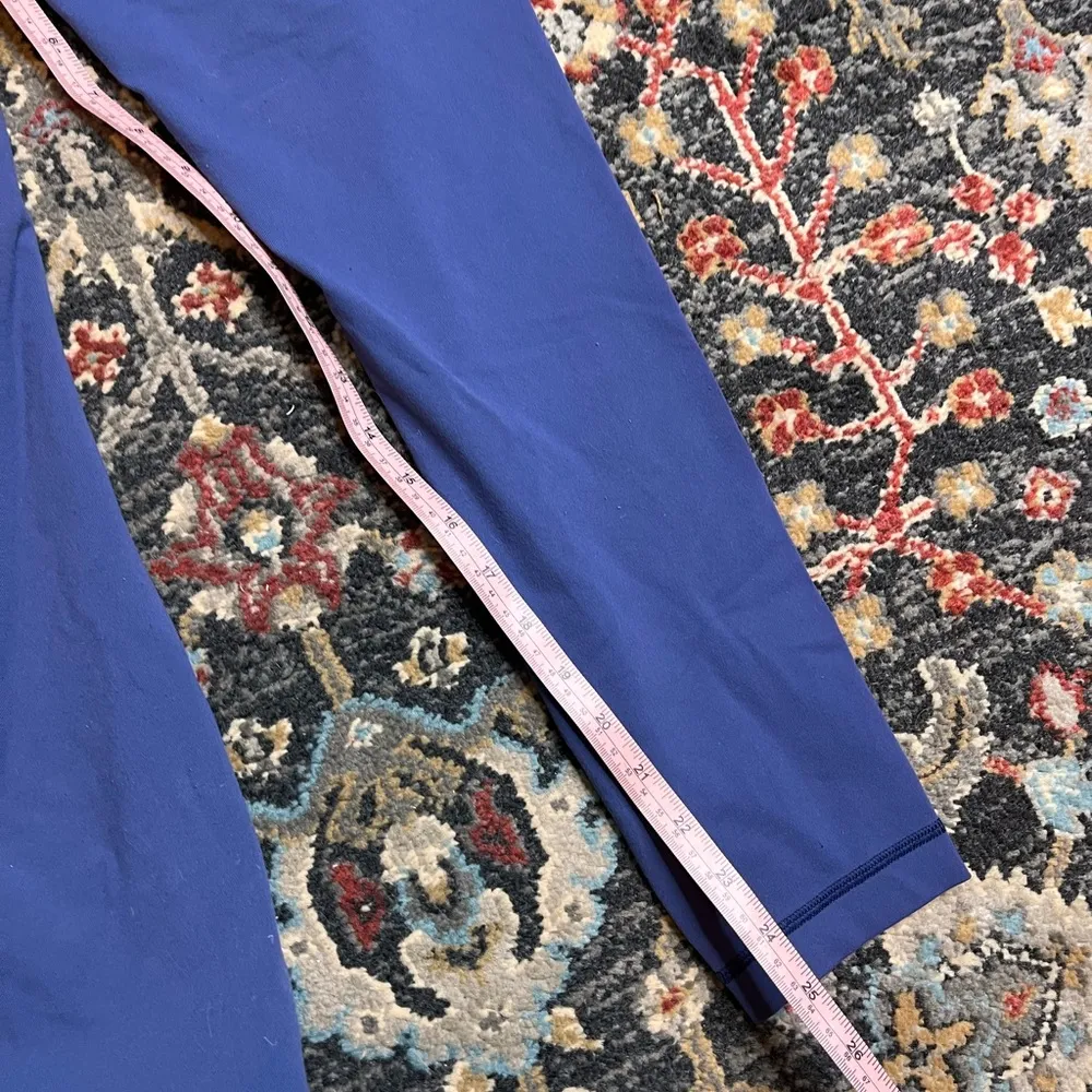 Lululemon Size 6 WUNDER TRAIN HR 25" Regatta Blue RGTB LW5CQDS Leggings - Image 8