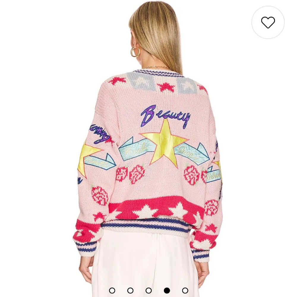 NO! JEANS American Beauty Cardigan in Pink size 3 (L) Size L - Image 4