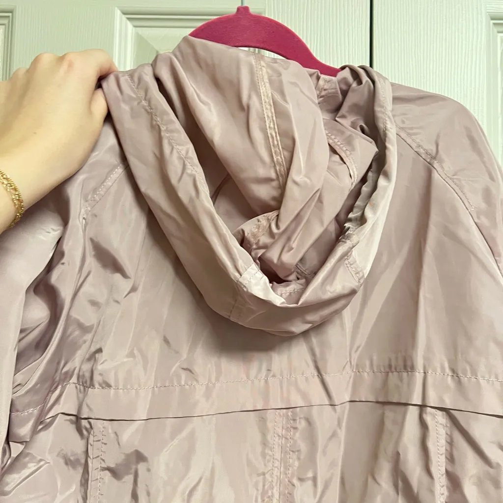 Women's Light Pink Hooded Jacket - Image 8