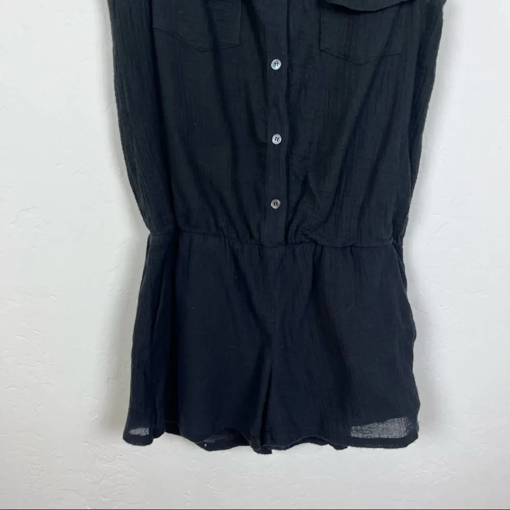 Joie Black Sleeveless Romper - Image 39