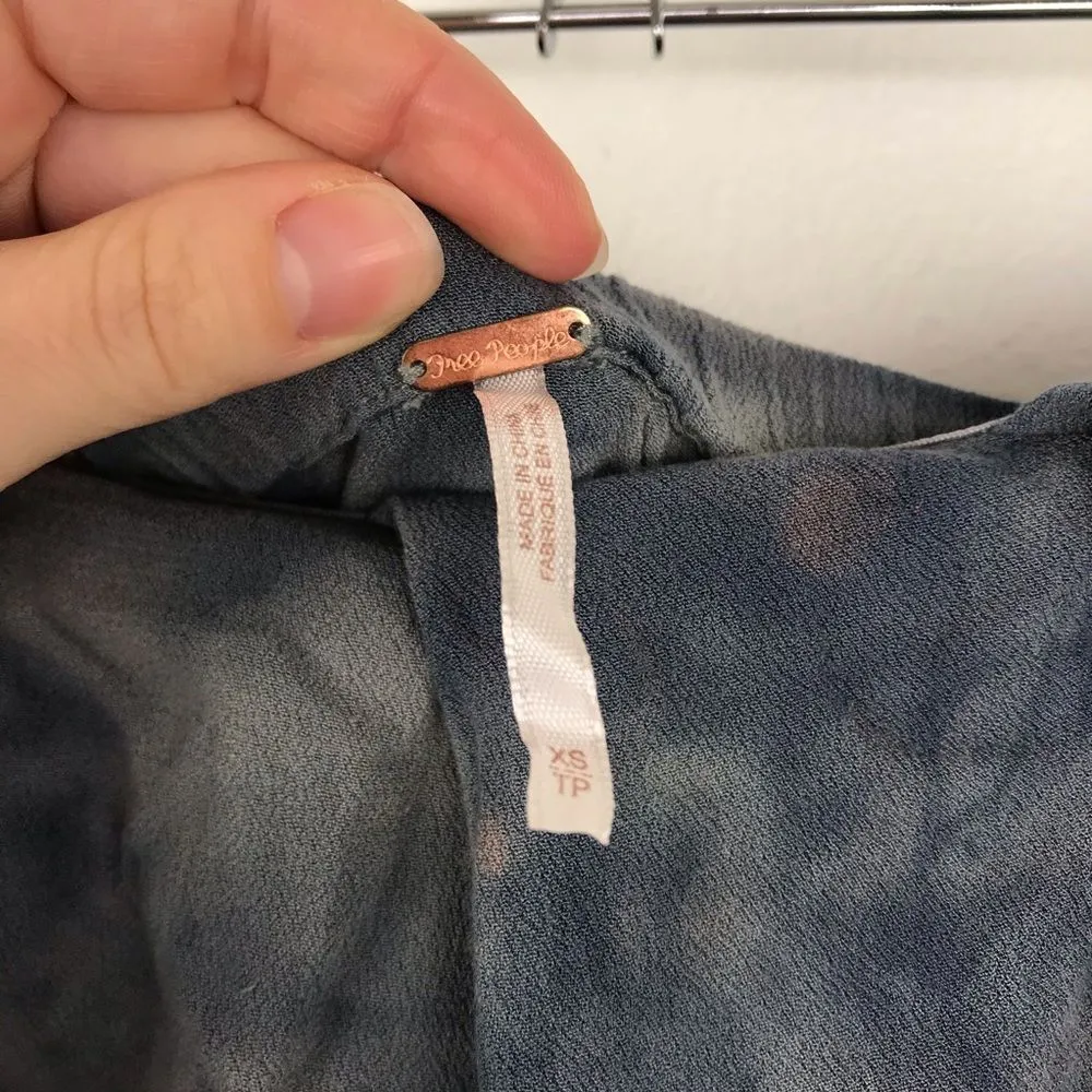 Free‎ people acid wash sleeveless jumpsuit - Image 5