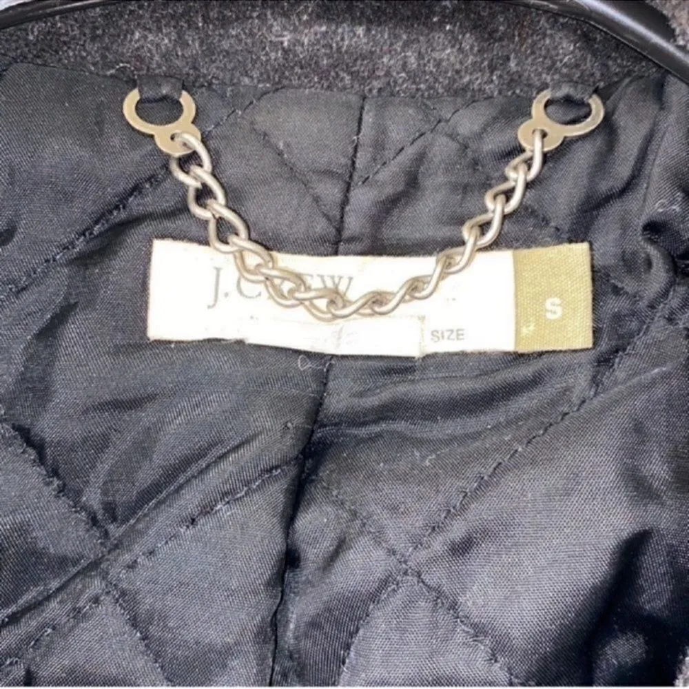 J.Crew Gray Peacoat(Size Small) - Image 7