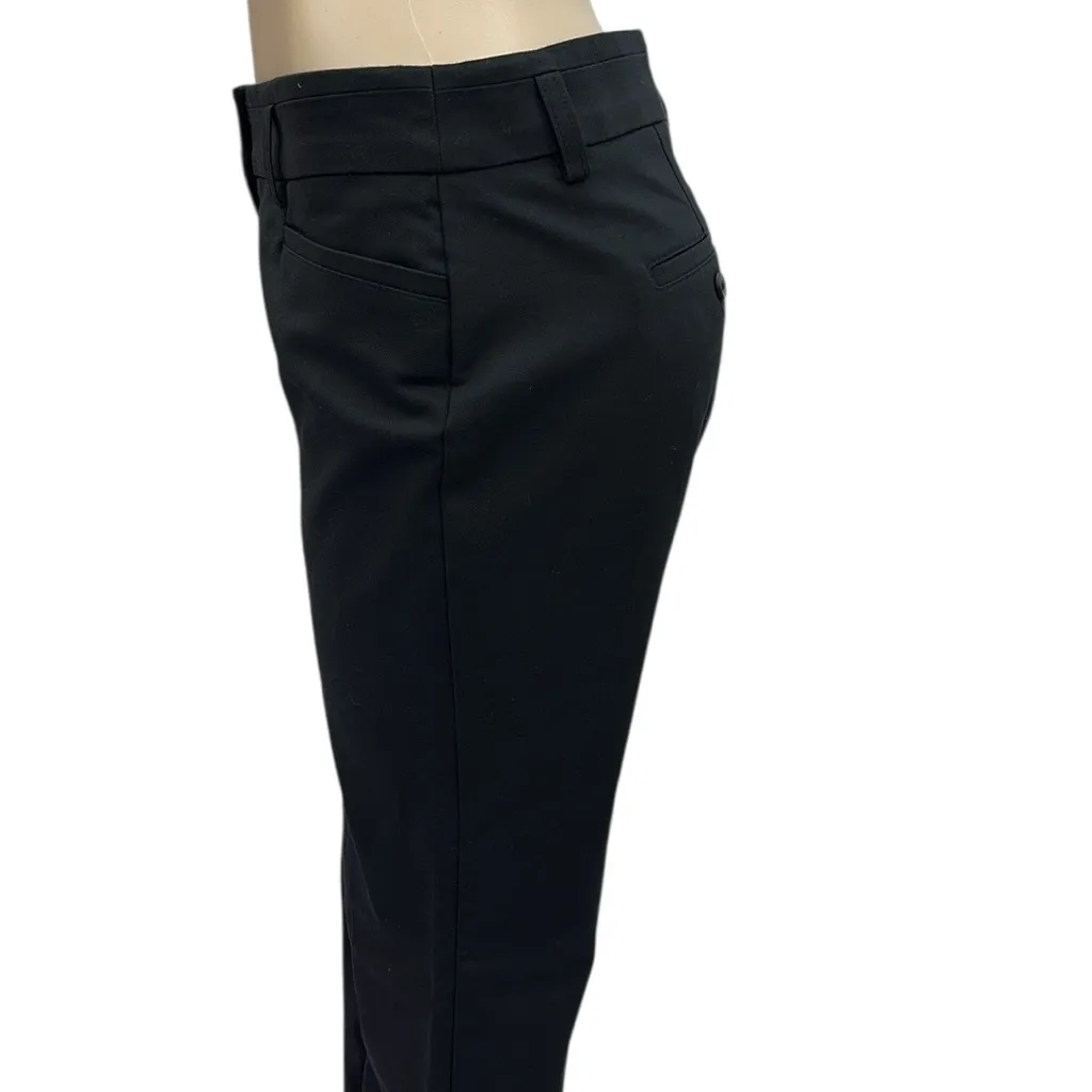 Elle Black Cotton Blend Bootcut Stretch 2 Pocket Dress Pants Womens 8 - Image 5