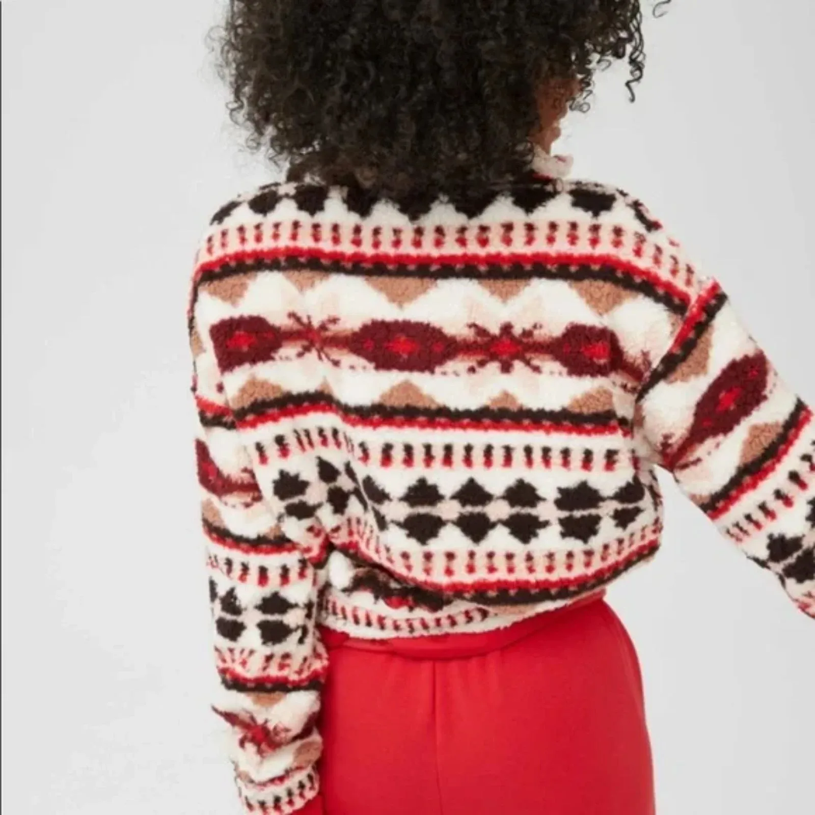 Aerie Offline Sherpa Pullover Size Small - Image 2