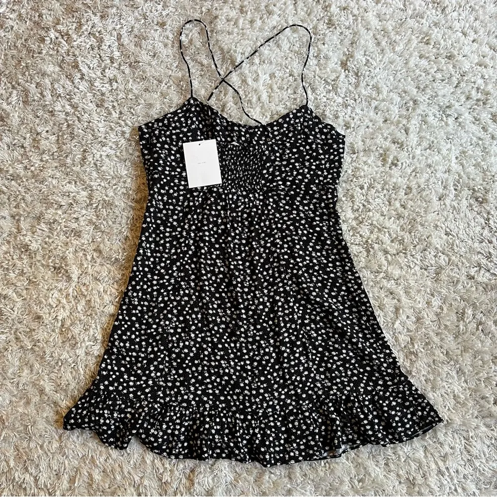 OAK + FORT Mini Ruffle Floral Dress - Image 4