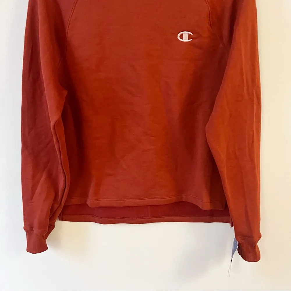Champion Authentic Activewear Pullover Sweatshirt Mock Neck Size M NEW Maroon - Image 3