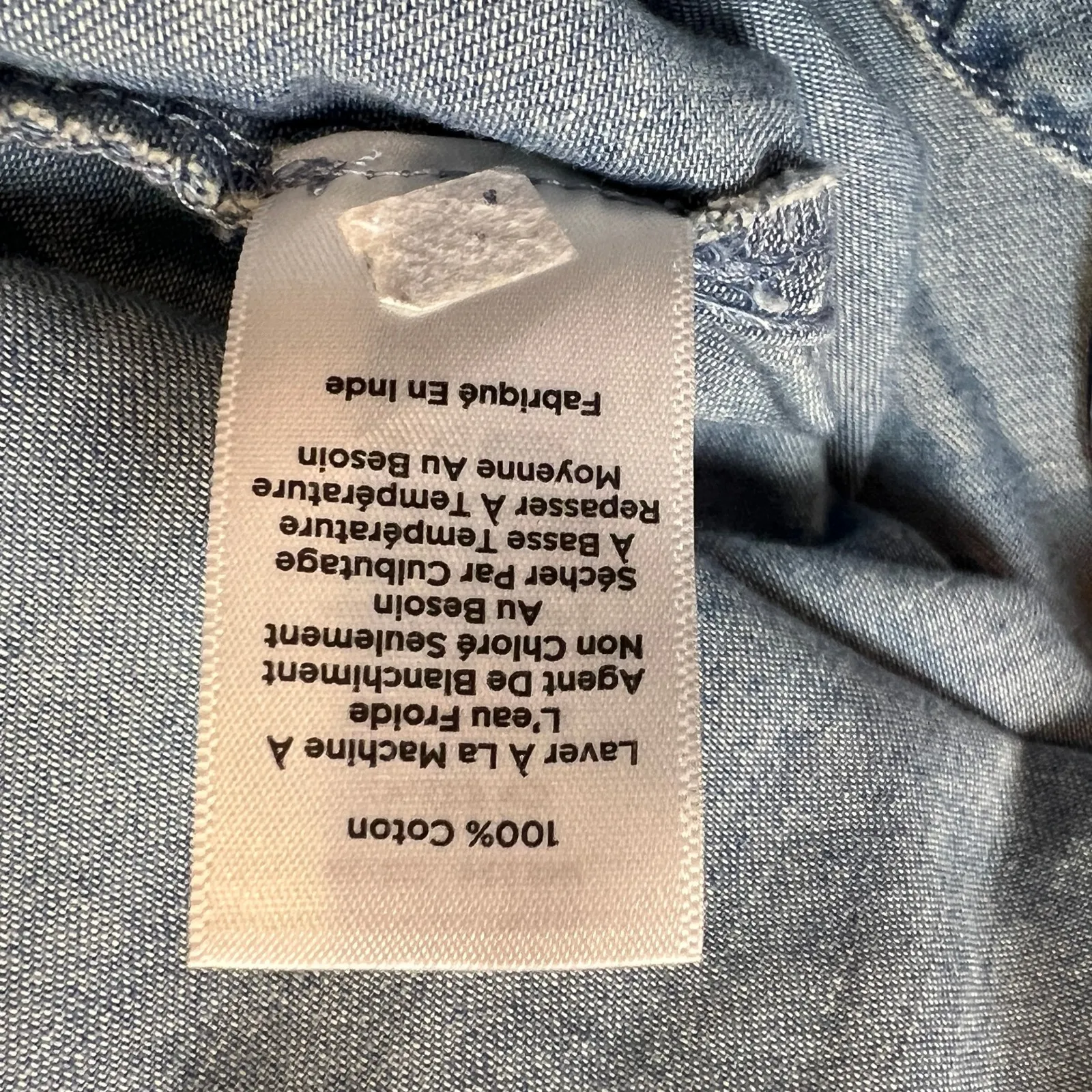 Talbots Petites Women's 8P Blue Denim Shift Dress 100% Cotton preppycore classic - Image 6