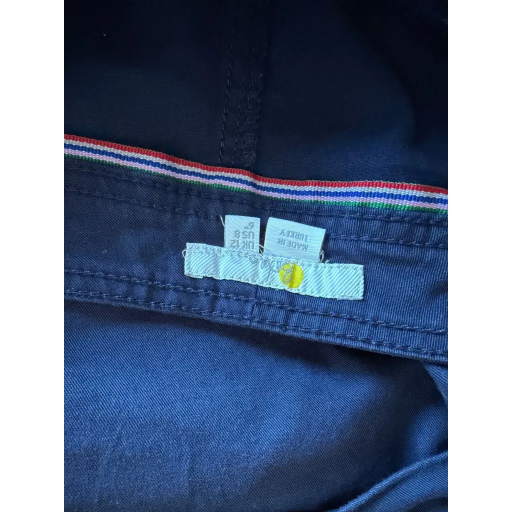 Boden Navy Blue Shorts Size 8 - Image 5
