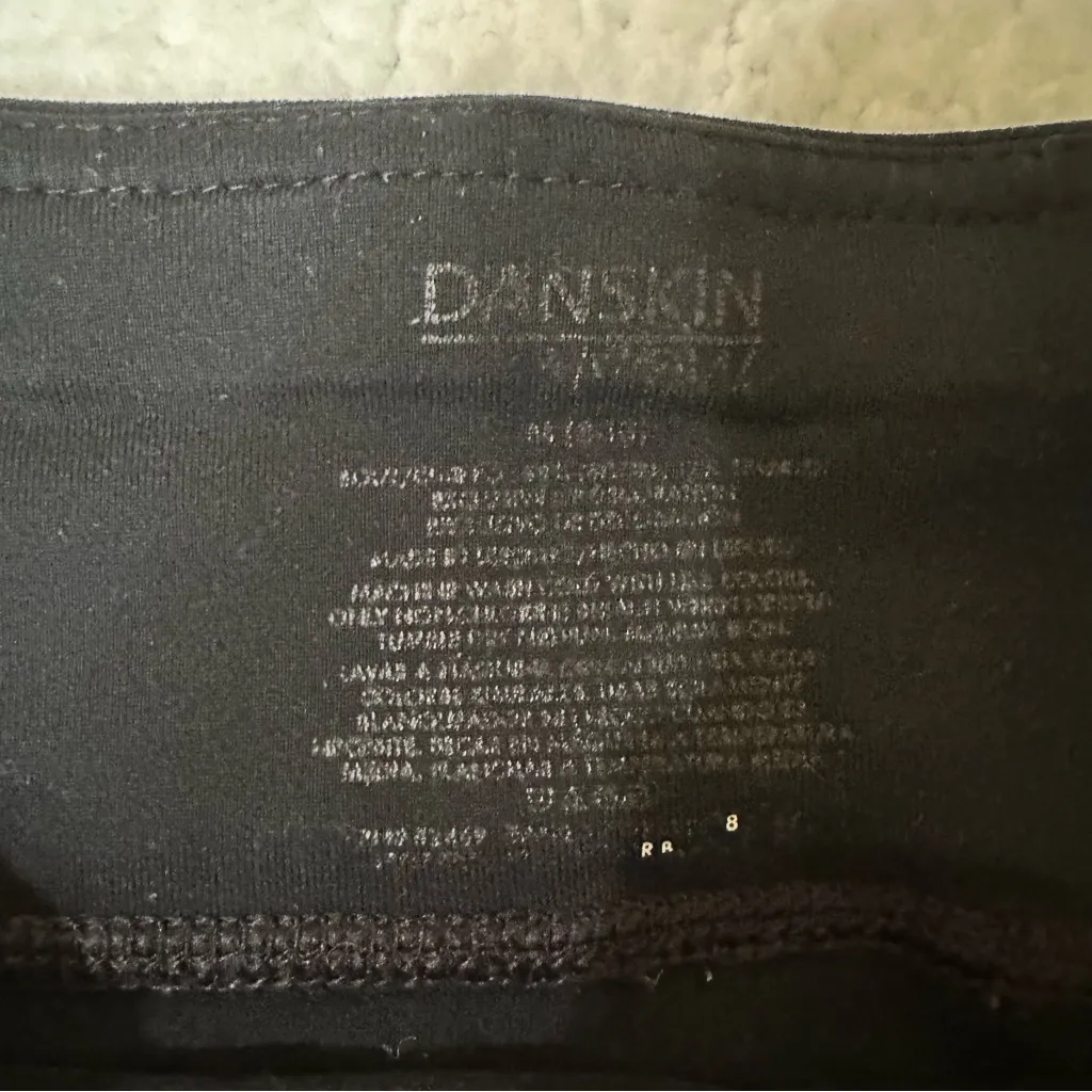 Danskin Black Athletic Biker Shorts / Yoga Gym Shorts/ Booty Shorts - Image 3