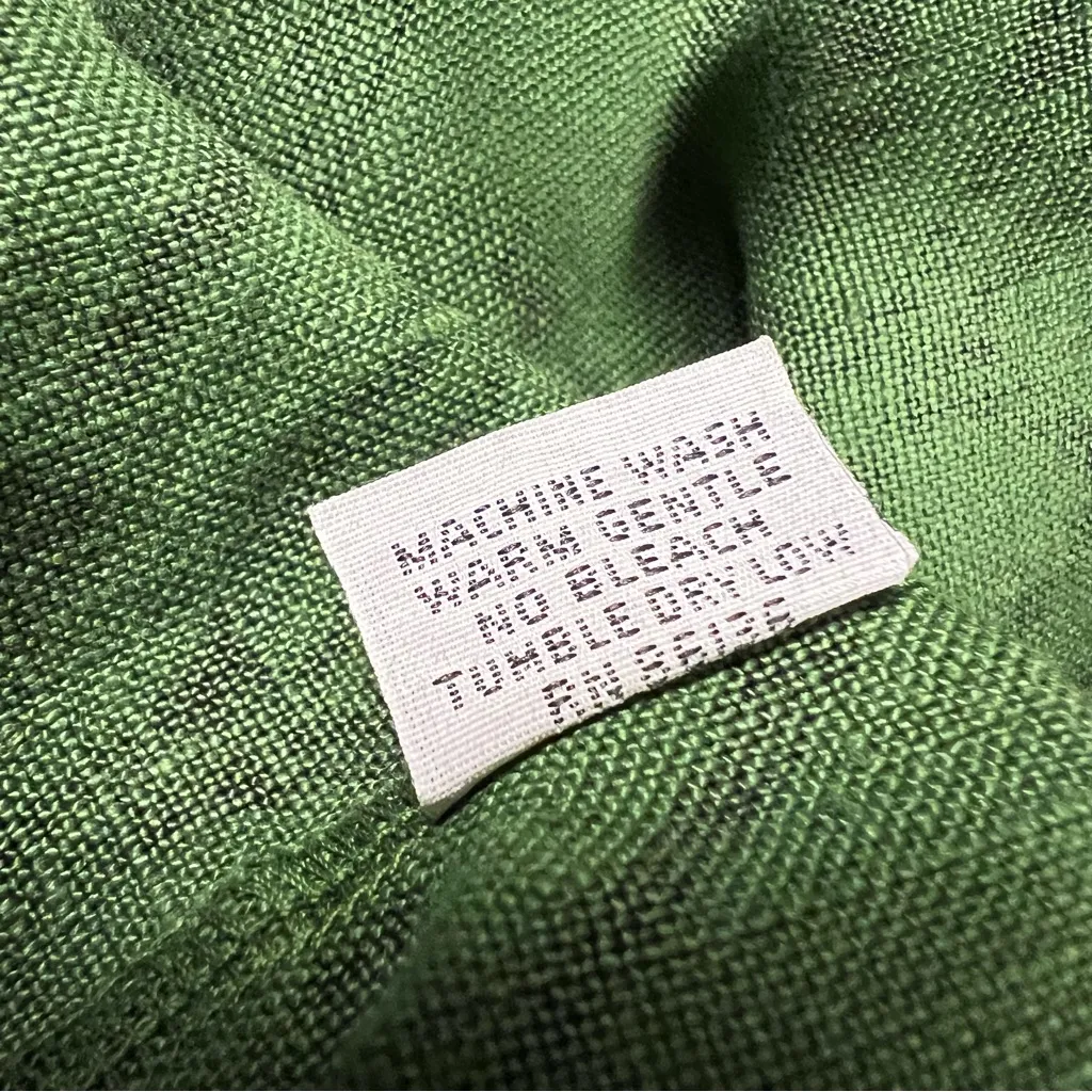 Bryn Walker Lagenlook Abstract Print Oversized Linen Blouse Top - Image 11