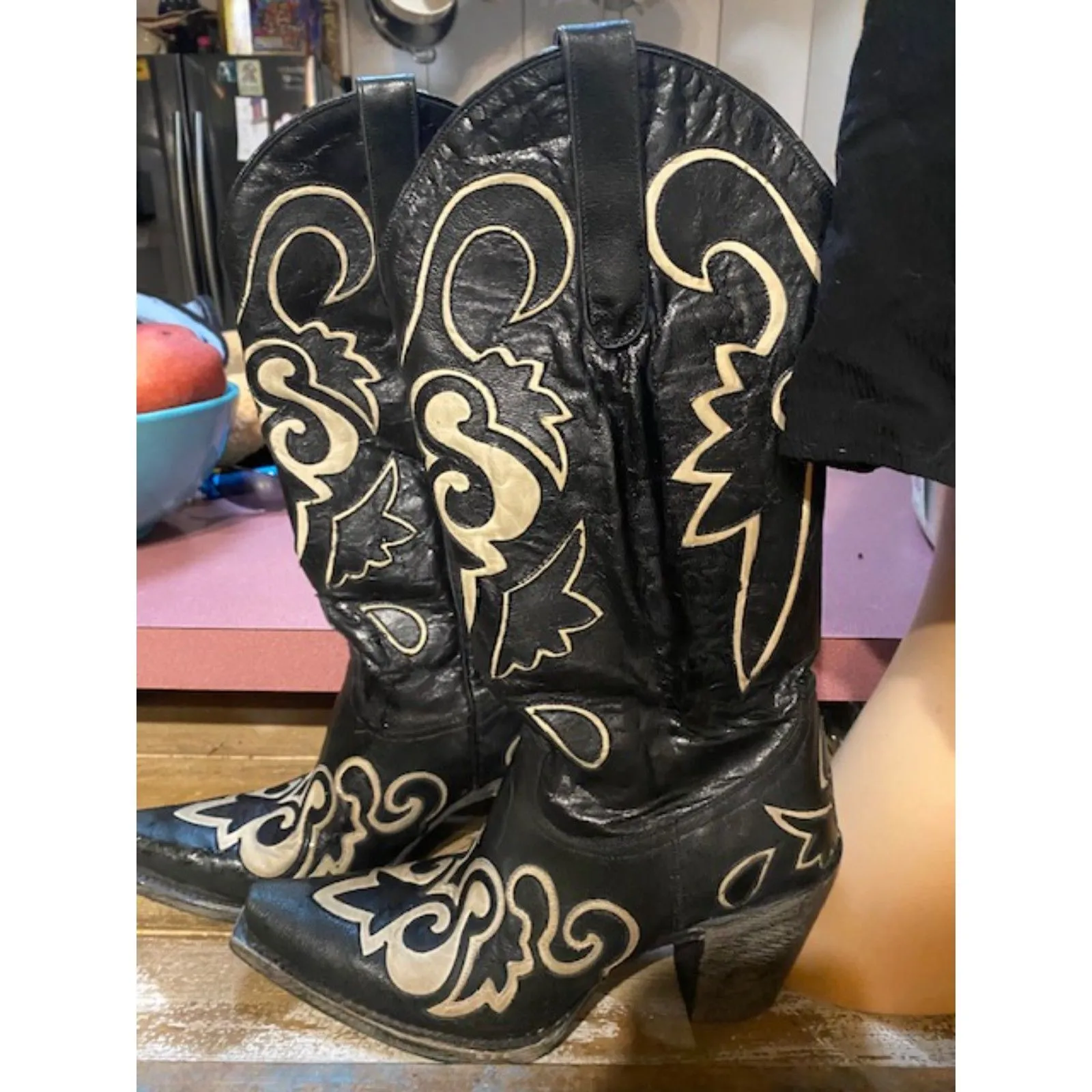 Lane Boots. LB0095 Size 7.5 Black - Image 2