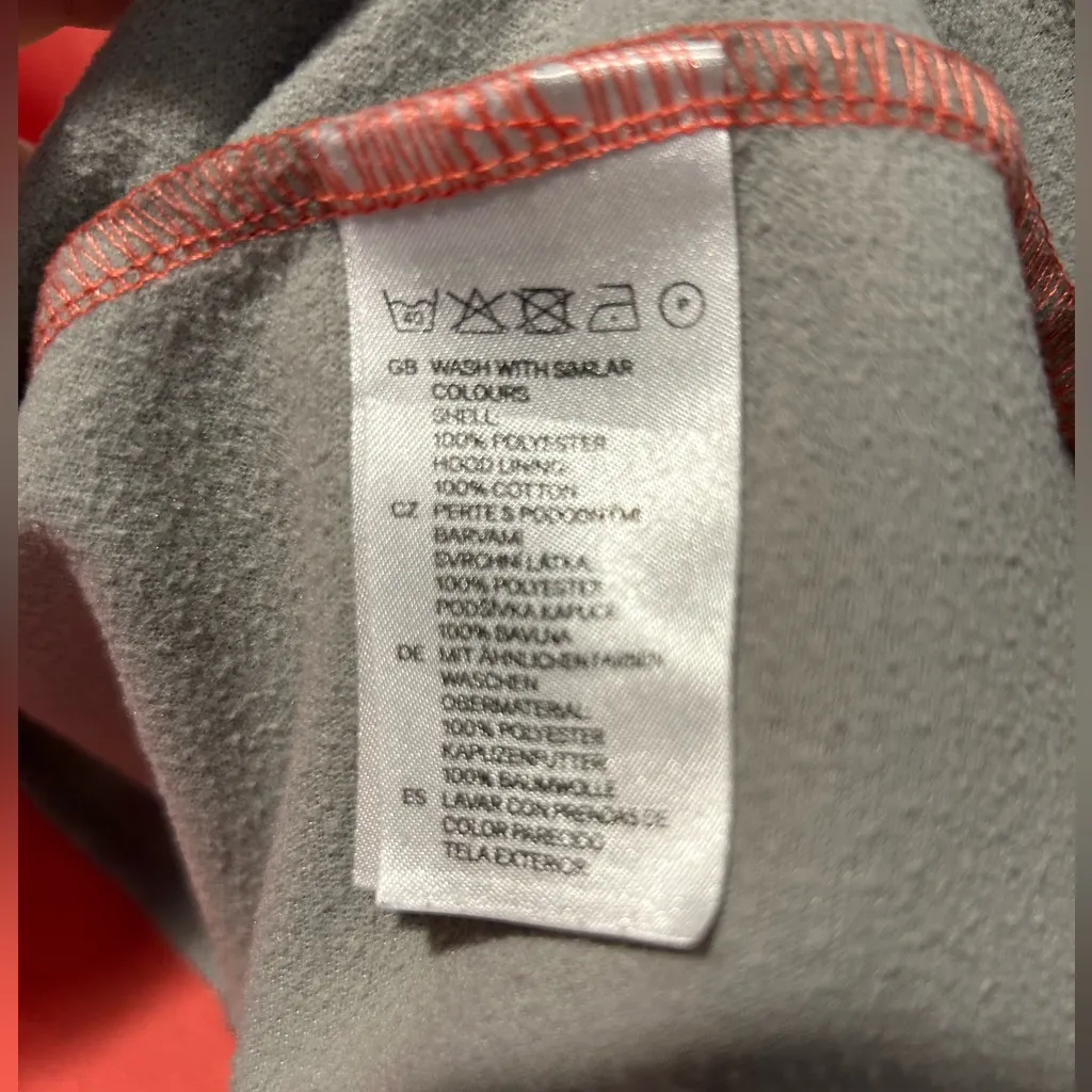 H&M Divided Neon Zip Up Hoodie - Image 5