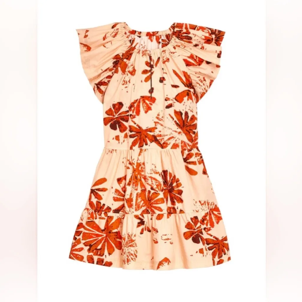 Marie Oliver  Kara Aloha Flutter Sleeve Mini Dress - Image 3