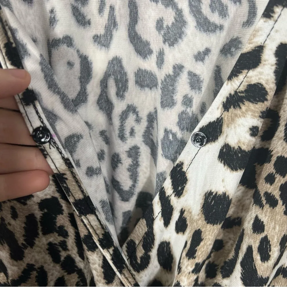 NWT Abound Leopard Print Bodysuit Size XS - Image 7