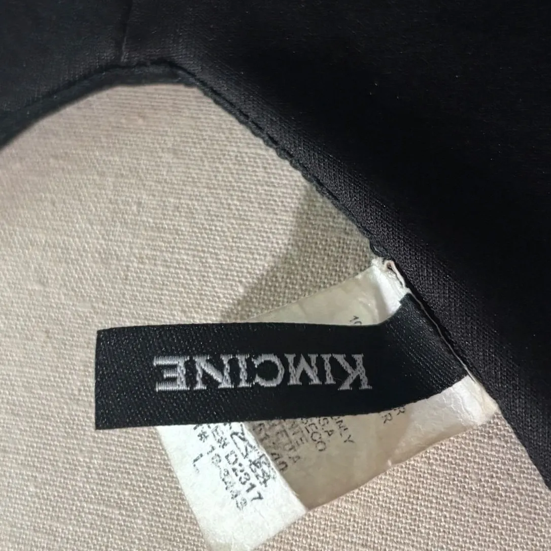 Vtg Black Embroidered Floral Appliqué Dress sz S Tulle Asymmetric Y2K Whimsigoth - Image 3