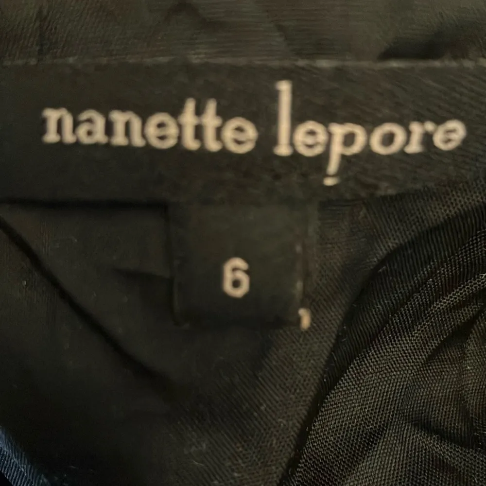 Nanette Lenore:Black/White Sleeveless Fit & Flare Dress- pockets- linen/cotton-6 - Image 2