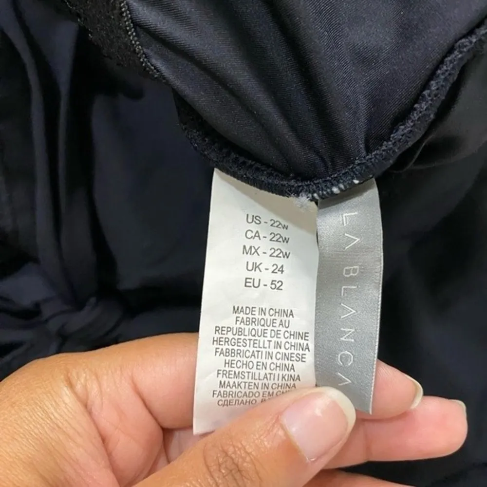 La Blanca Women's Island Goddess Draped High Neck One Piece Swimsuit - Image 2