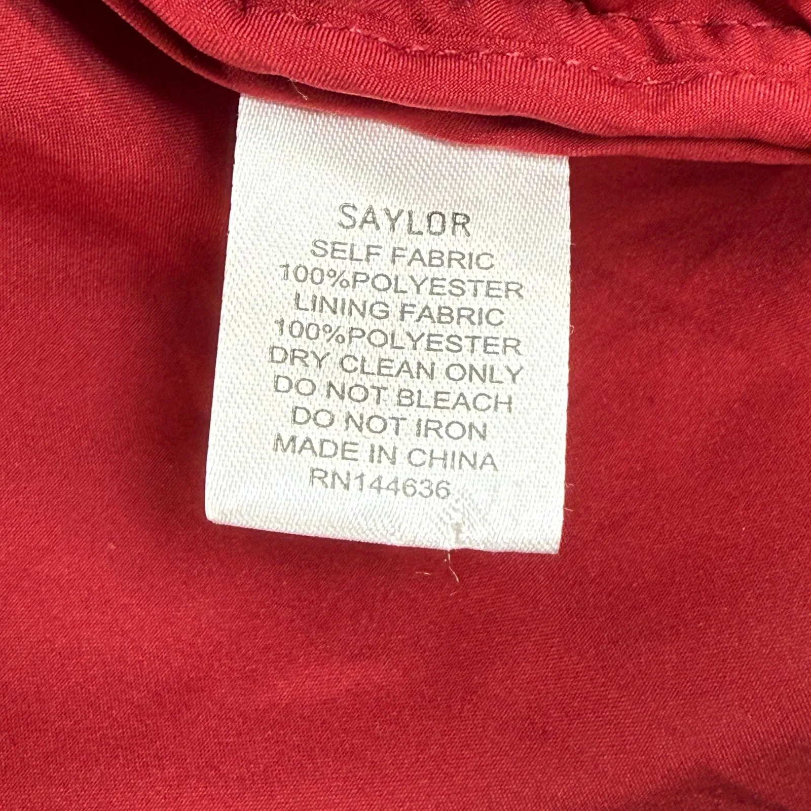 Saylor Amelie Burgundy Lace Cold Shoulder Mini Dress M Evening Party Hoco NWOT - Image 7