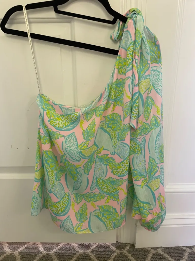 LILLY PULITZER AVENA ONE SHOULDER TOP SIZE 4! - Image 7