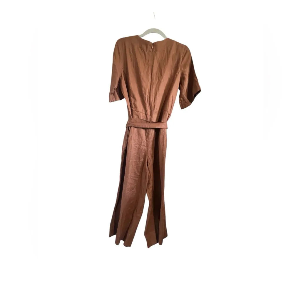 EVERLANE THE WRAP JUMPSUIT IN LINEN - Image 2