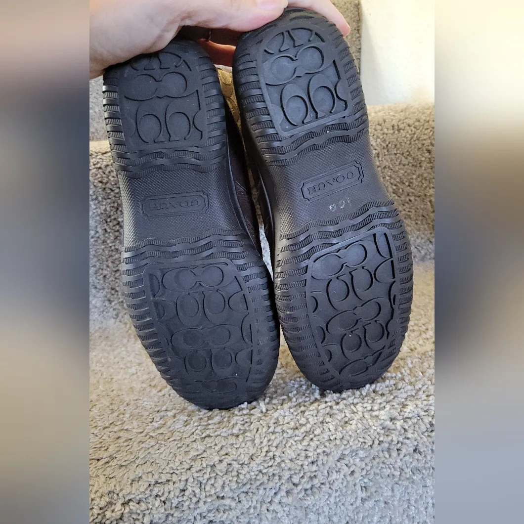 Coach Sherman Signature Winter Boots Size 5.5b - Image 6