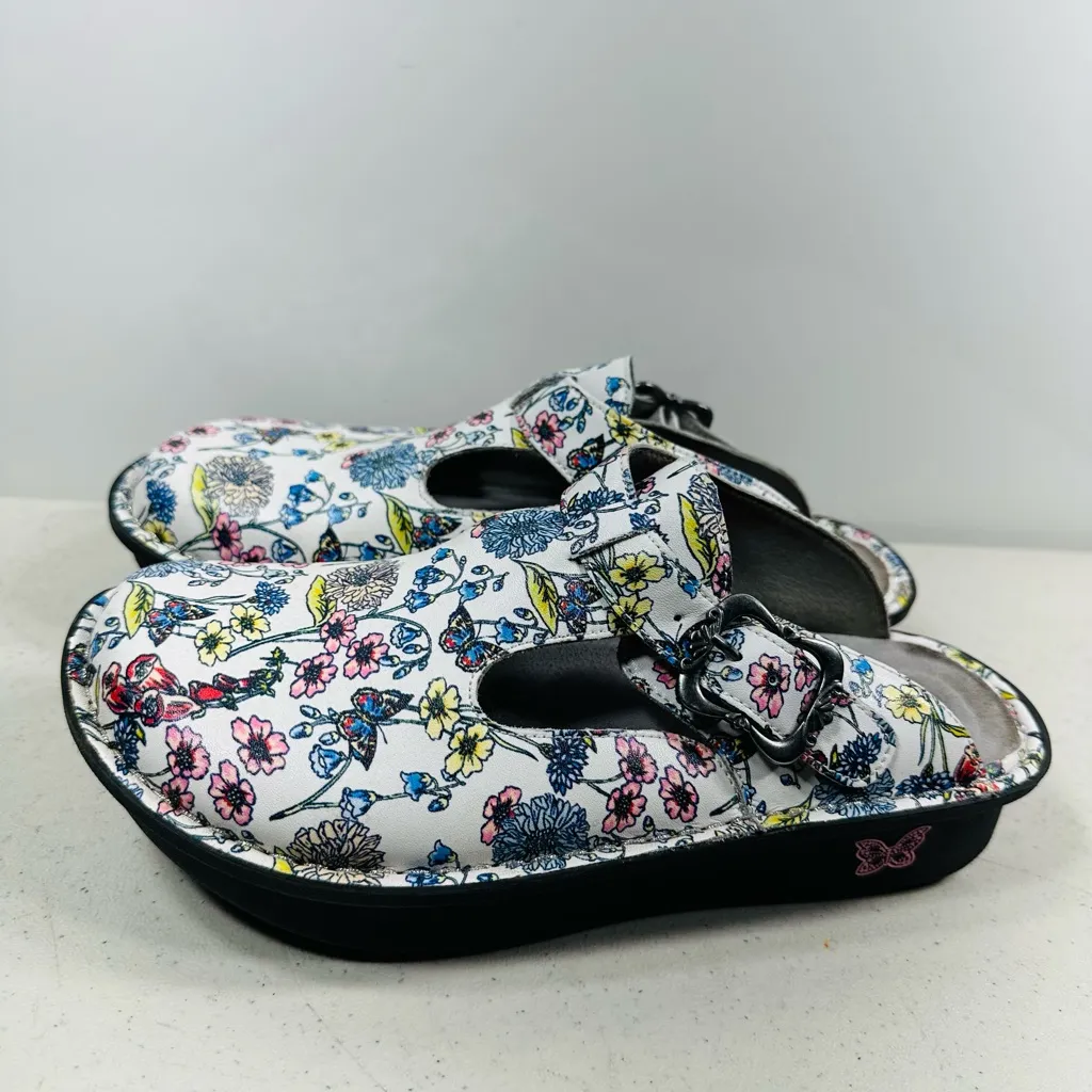 Alegria Floral Clogs size 37-6 - Image 4