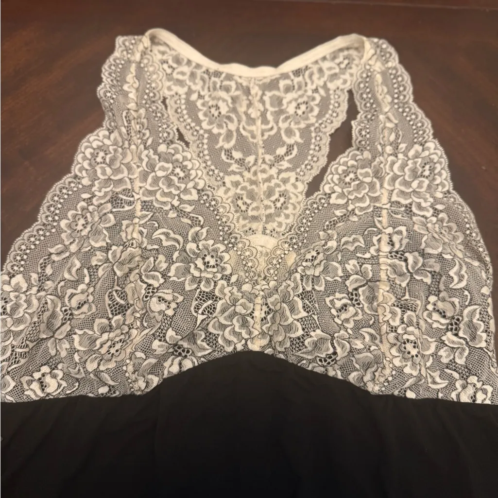 Adore Me Black Lace Bodysuit - Image 2