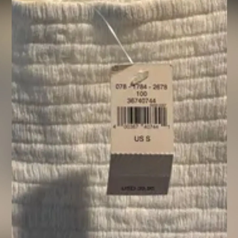 NWT Aerie White Tie Front Crop Top Size Small - Image 3